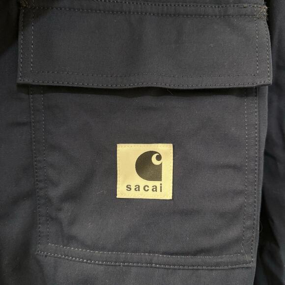 Rare NWT Sacai x Carhartt WIP Reversible Cotton Canvas Coat | Size 1 - Picture 8 of 13